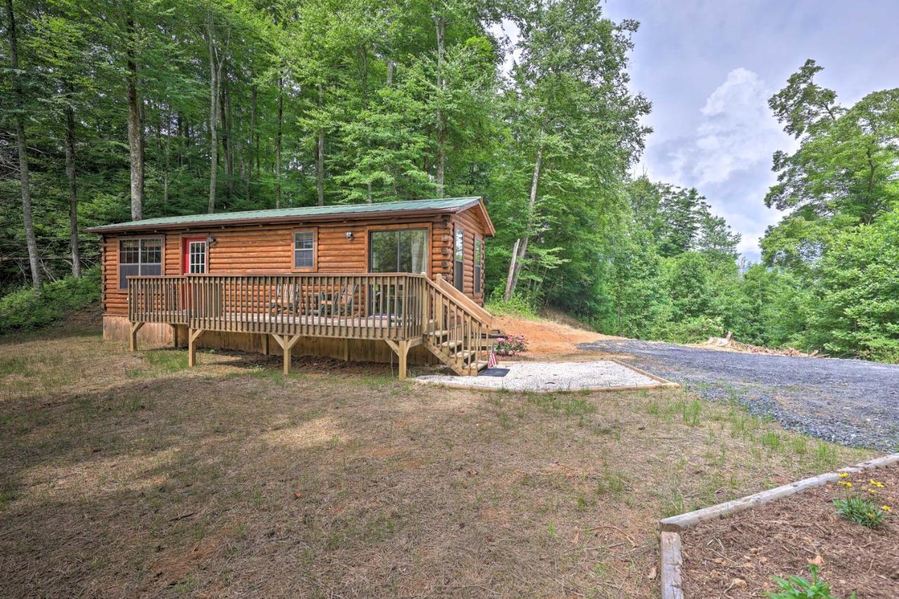 Quaint Log Cabin With Views Near West Jefferson Warrensville Extérieur photo